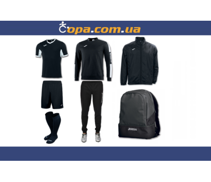 Набор тренировочный Joma Champion IV (7 предметов) (черный) Набор тренировочный Joma Champion IV (7 предметов) (черный)