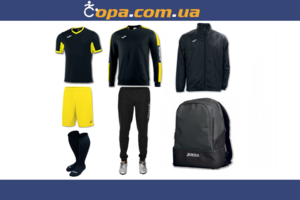 Набор тренировочный Joma Champion IV (7 предметов) (черно-желтый)