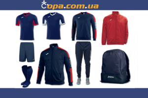Набор тренировочный Joma Champion IV (9 предметов) (темно-синий) Набор тренировочный Joma Champion IV (9 предметов) (темно-синий)