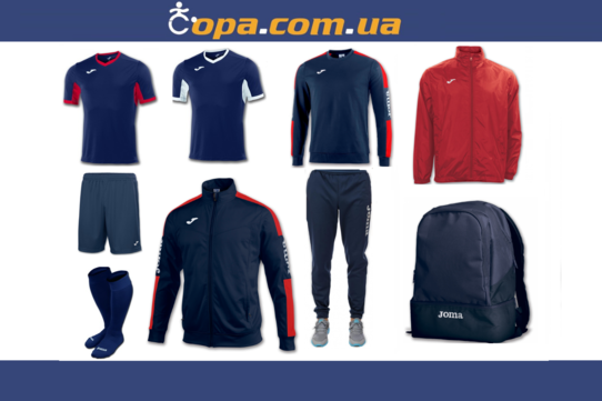 Купить Набор тренировочный Joma Champion IV (9 предметов) (темно-синий) - оригинал, гарантия Купить Набор тренировочный Joma Champion IV (9 предметов) (темно-синий) - оригинал, гарантия