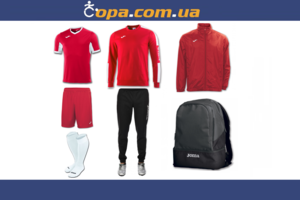 Набор тренировочный Joma Champion IV (7 предметов) (красно-белый)