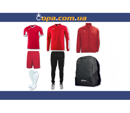 Набор тренировочный Joma Champion IV (7 предметов) (красно-белый) Набор тренировочный Joma Champion IV (7 предметов) (красно-белый)