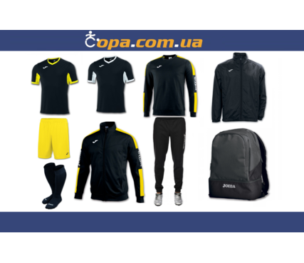 Набор тренировочный Joma Champion IV (9 предметов) (черный) Набор тренировочный Joma Champion IV (9 предметов) (черный)