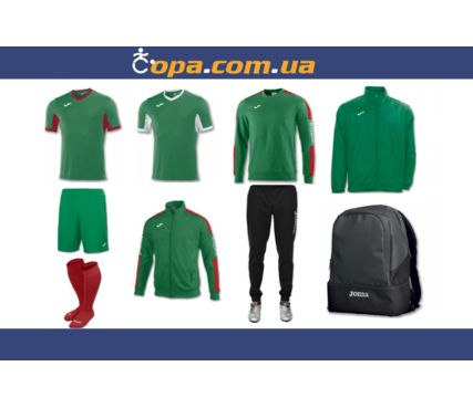 Набор тренировочный Joma Champion IV (9 предметов) (темно-зеленый) Набор тренировочный Joma Champion IV (9 предметов) (темно-зеленый)