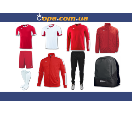 Набор тренировочный Joma Champion IV (9 предметов) (красный) Набор тренировочный Joma Champion IV (9 предметов) (красный)