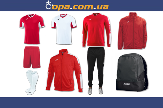Купить Набор тренировочный Joma Champion IV (9 предметов) (красный) - оригинал, гарантия