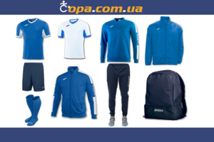 Набір тренувальний Joma Champion IV (9 предметів) (синій) Набір тренувальний Joma Champion IV (9 предметів) (синій)