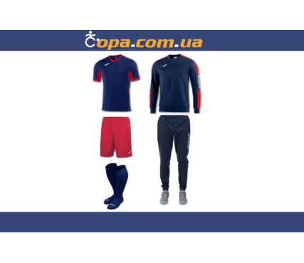 Набор тренировочный Joma Champion IV (5 предметов) (темно-синий) Набор тренировочный Joma Champion IV (5 предметов) (темно-синий)
