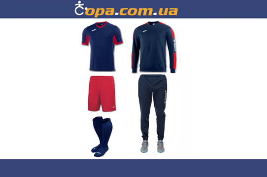 Купить Набор тренировочный Joma Champion IV (5 предметов) (темно-синий) - оригинал, гарантия