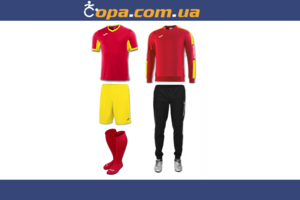 Набор тренировочный Joma Champion IV (5 предметов) (красно-желтый)