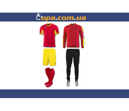 Набор тренировочный Joma Champion IV (5 предметов) (красно-желтый) Набор тренировочный Joma Champion IV (5 предметов) (красно-желтый)