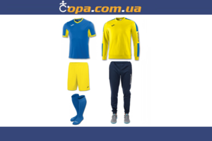 Набор тренировочный Joma Champion IV (5 предметов) (сине-желтый)