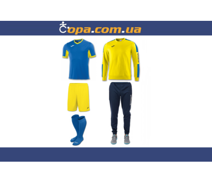 Набор тренировочный Joma Champion IV (5 предметов) (сине-желтый) Набор тренировочный Joma Champion IV (5 предметов) (сине-желтый)
