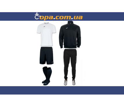 Набор тренировочный Joma Combi (5 предметов) (бело-черный) Набор тренировочный Joma Combi (5 предметов) (бело-черный)