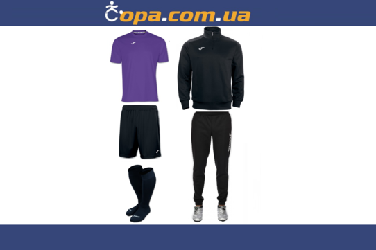 Купить Набор тренировочный Joma Combi (5 предметов) (фиолетовый) - оригинал, гарантия