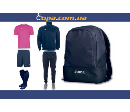 Набор тренировочный Joma Combi (6 предметов) (малиновый) Набор тренировочный Joma Combi (6 предметов) (малиновый)