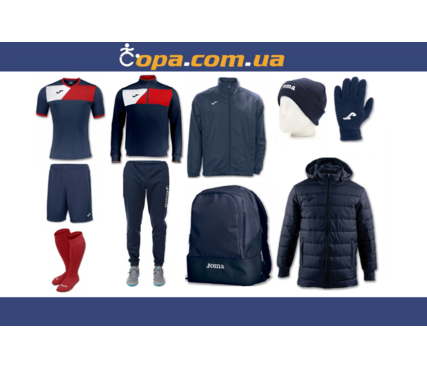 Зимний набор футболиста Joma Crew II (10 предметов) (темно-синий) Зимний набор футболиста Joma Crew II (10 предметов) (темно-синий)