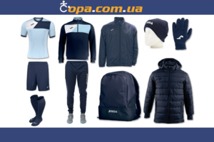 Зимний набор футболиста Joma Crew II (10 предметов) (небесный/темно-синий) Зимний набор футболиста Joma Crew II (10 предметов) (небесный/темно-синий)