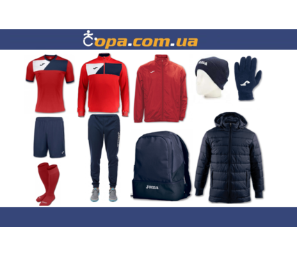 Зимний набор футболиста Joma Crew II (10 предметов) (красный) Зимний набор футболиста Joma Crew II (10 предметов) (красный)