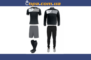 Набор тренировочный Joma Crew II (5 предметов) (серый)