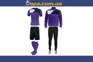 Набор тренировочный Joma Crew II (5 предметов) (фиолетовый)