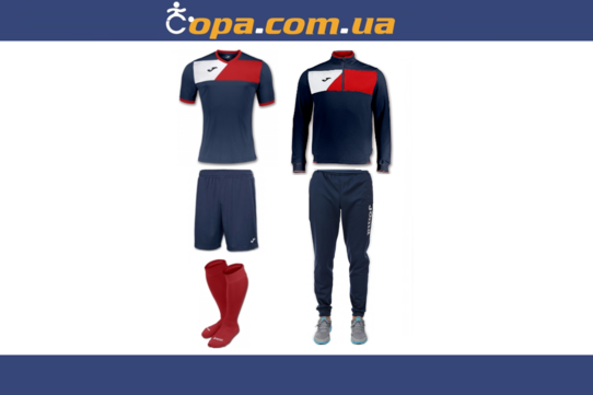 Купить Набор тренировочный Joma Crew II (5 предметов) (темно-синий) - оригинал, гарантия Купить Набор тренировочный Joma Crew II (5 предметов) (темно-синий) - оригинал, гарантия