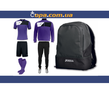Набор тренировочный Joma Crew II (6 предметов) (фиолетовый) Набор тренировочный Joma Crew II (6 предметов) (фиолетовый)