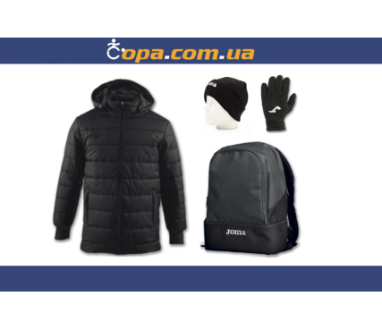Зимний набор Joma Urban (4 предмета) - в черном цвете Зимний набор Joma Urban (4 предмета) - в черном цвете