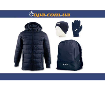 Зимний набор Joma Urban (4 предмета) - в темно-синий цвете Зимний набор Joma Urban (4 предмета) - в темно-синий цвете