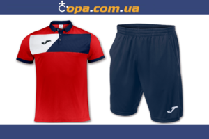 Комплект JOMA CREW II (поло+шорты) 100679.603+100438.331