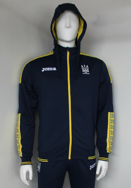 Купить Куртка-толстовка сборной Украины Joma UKRAINE - FFU311011.17 - оригинал, гарантия Купить Куртка-толстовка сборной Украины Joma UKRAINE - FFU311011.17 - оригинал, гарантия
