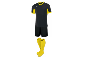 Комплект футбольной формы Joma Champion IV - (черно-желтый)