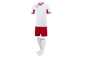 Комплект футбольної форми Joma Champion IV - (біло-червоний)