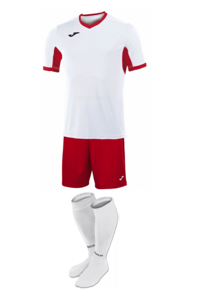 Купить Комплект футбольной формы Joma Champion IV - (бело-красный) - оригинал, гарантия