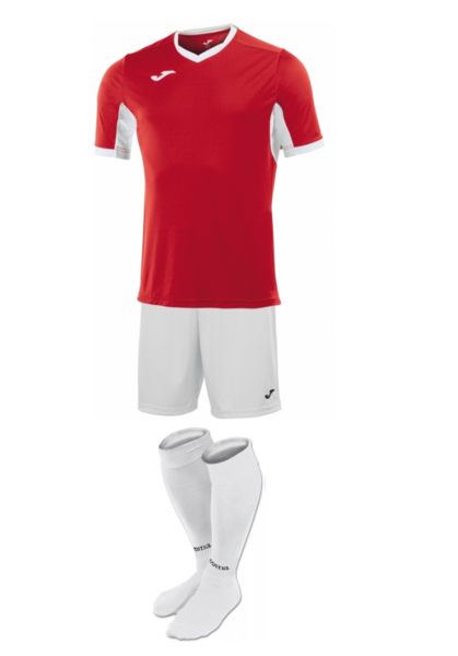 Купить Комплект футбольной формы Joma Champion IV - (красно-белый) - оригинал, гарантия