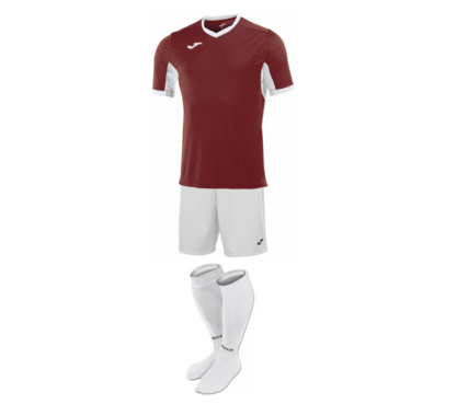 Комплект футбольной формы Joma Champion IV - (бордовый)