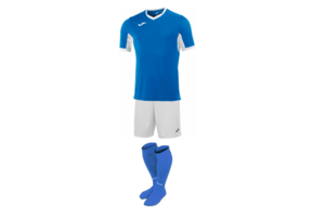 Комплект футбольной формы Joma Champion IV - (сине-белый) Комплект футбольной формы Joma Champion IV - (сине-белый)