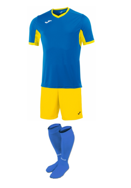 Купить Комплект футбольной формы Joma Champion IV - (сине-желтый) - оригинал, гарантия