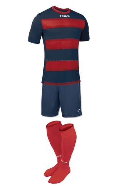 Купить Комплект футбольной формы Joma EUROPA III - (темно-синий с красным) - оригинал, гарантия Купить Комплект футбольной формы Joma EUROPA III - (темно-синий с красным) - оригинал, гарантия