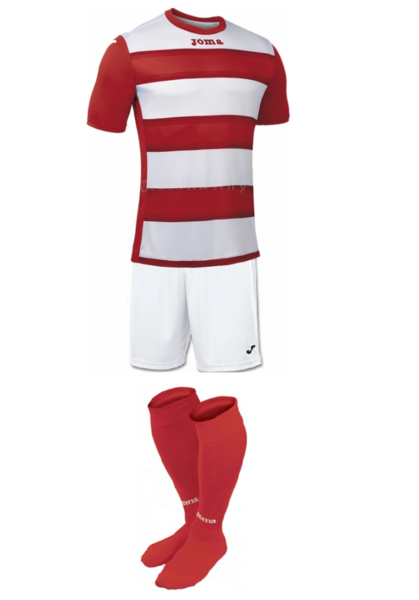 Купить Комплект футбольной формы Joma EUROPA III - (бело-красный) - оригинал, гарантия Купить Комплект футбольной формы Joma EUROPA III - (бело-красный) - оригинал, гарантия