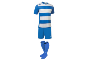 Комплект футбольной формы Joma EUROPA III - (бело-синий) Комплект футбольной формы Joma EUROPA III - (бело-синий)
