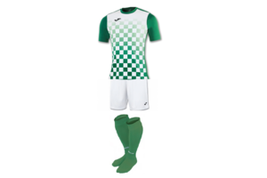 Комплект футбольной формы Joma FLAG - (бело-зеленый) Комплект футбольной формы Joma FLAG - (бело-зеленый)