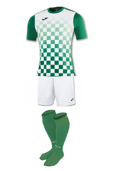 Купить Комплект футбольной формы Joma FLAG - (бело-зеленый) - оригинал, гарантия Купить Комплект футбольной формы Joma FLAG - (бело-зеленый) - оригинал, гарантия