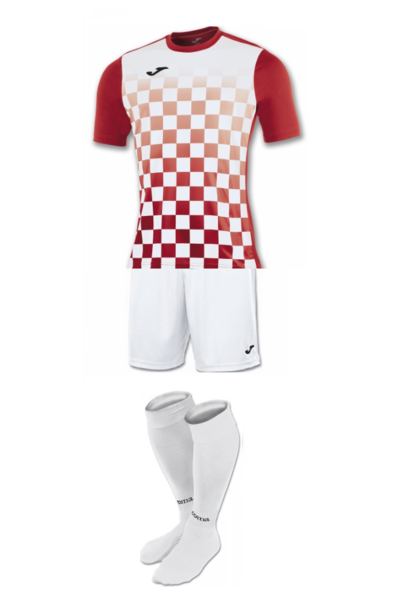 Купить Комплект футбольной формы Joma FLAG - (бело-красный) - оригинал, гарантия Купить Комплект футбольной формы Joma FLAG - (бело-красный) - оригинал, гарантия