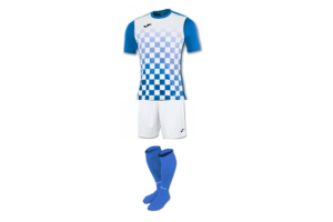Комплект футбольной формы Joma FLAG - (бело-синий) Комплект футбольной формы Joma FLAG - (бело-синий)
