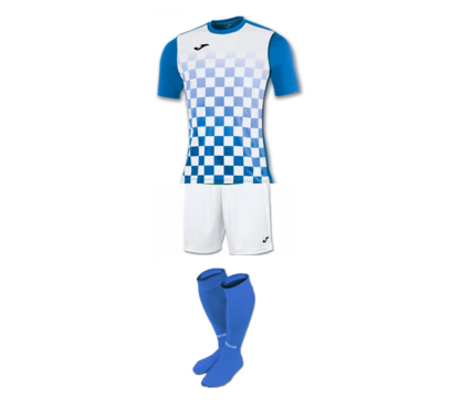 Комплект футбольной формы Joma FLAG - (бело-синий)