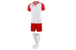 Комплект футбольної форми Joma GRADA - (біло-червоний) Комплект футбольної форми Joma GRADA - (біло-червоний)