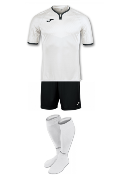 Купить Комплект футбольной формы Joma MUNDIAL - (бело-черный) - оригинал, гарантия