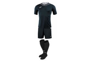 Комплект футбольной формы Joma Silver - (черный)