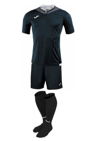 Купить Комплект футбольной формы Joma Silver - (черный) - оригинал, гарантия